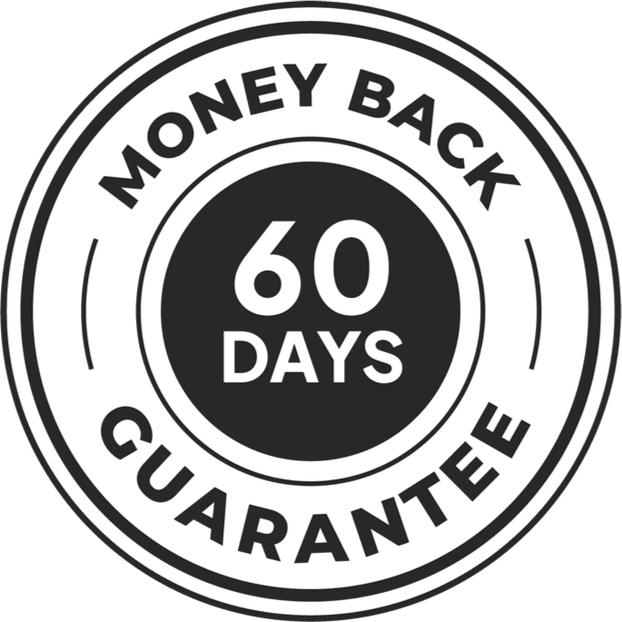 Erefil 60-Day Money Back Guarantee seal